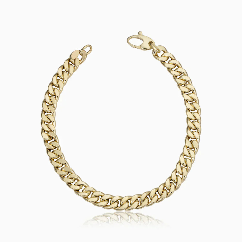 Laila Cuban Bracelet I Gold