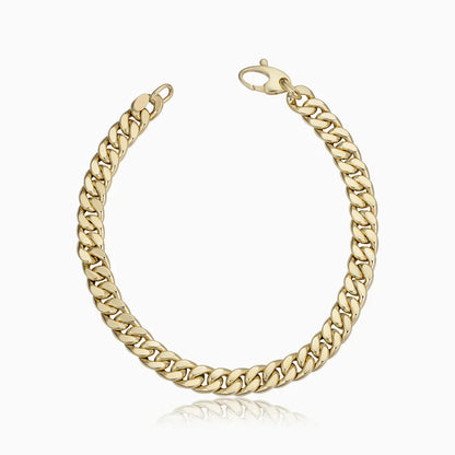 Laila Cuban Bracelet I Gold