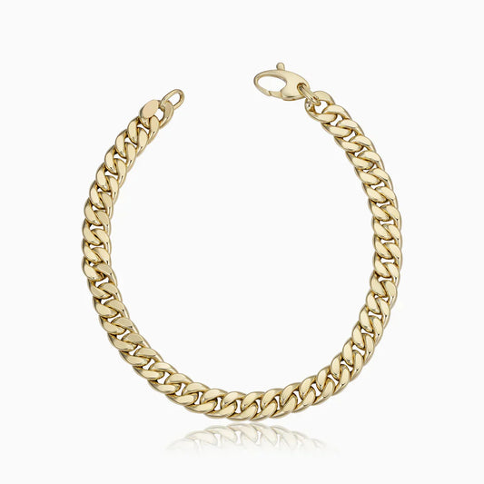 Laila Cuban Bracelet I Gold